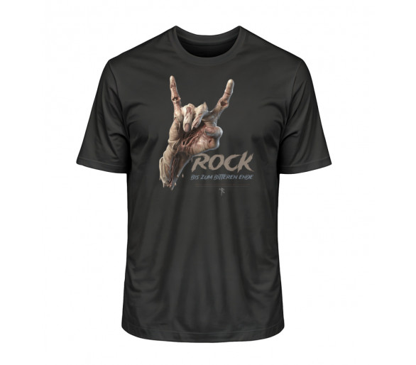 Rock - bis zum bitteren Ende (auf dunkel) - Herren Premium Organic Shirt 2.0 ST/ST