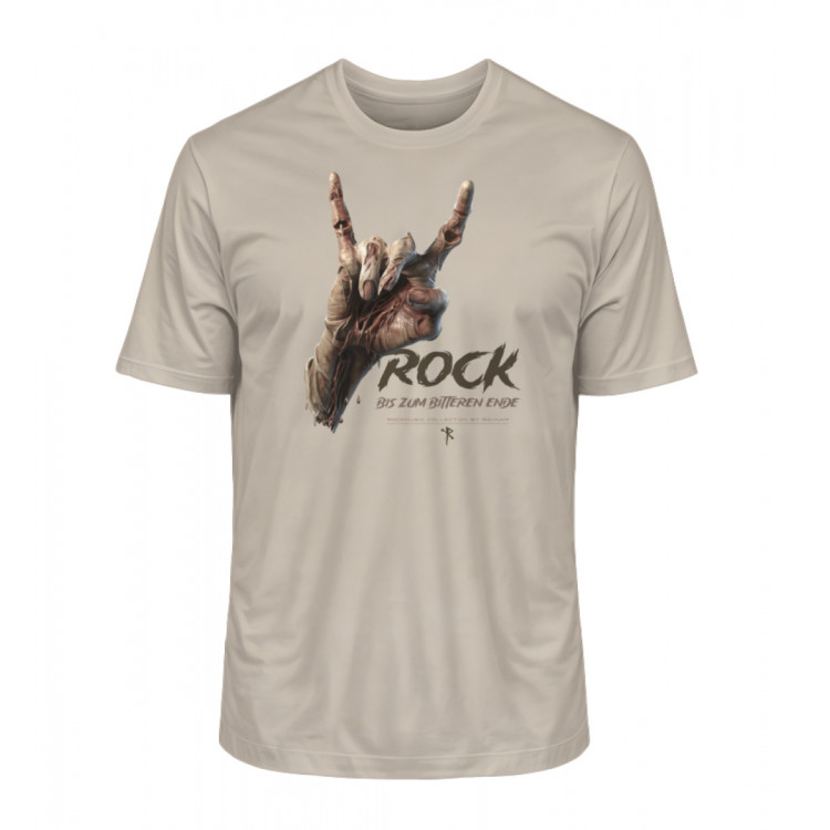 Rock - bis zum bitteren Ende (auf hell) - Herren Premium Organic Shirt 2.0 ST/ST