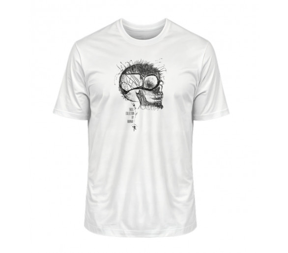 Schädel im Kunstgewand (auf hell) - Herren Premium Organic Shirt 2.0 ST/ST
