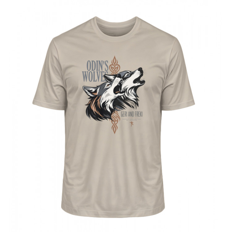 Odin´s Wolves - Geri and Freki (EN) - Herren Premium Organic Shirt 2.0 ST/ST