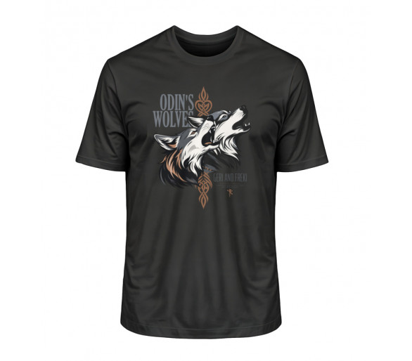 Odin´s Wolves - Geri and Freki (EN) - Herren Premium Organic Shirt 2.0 ST/ST