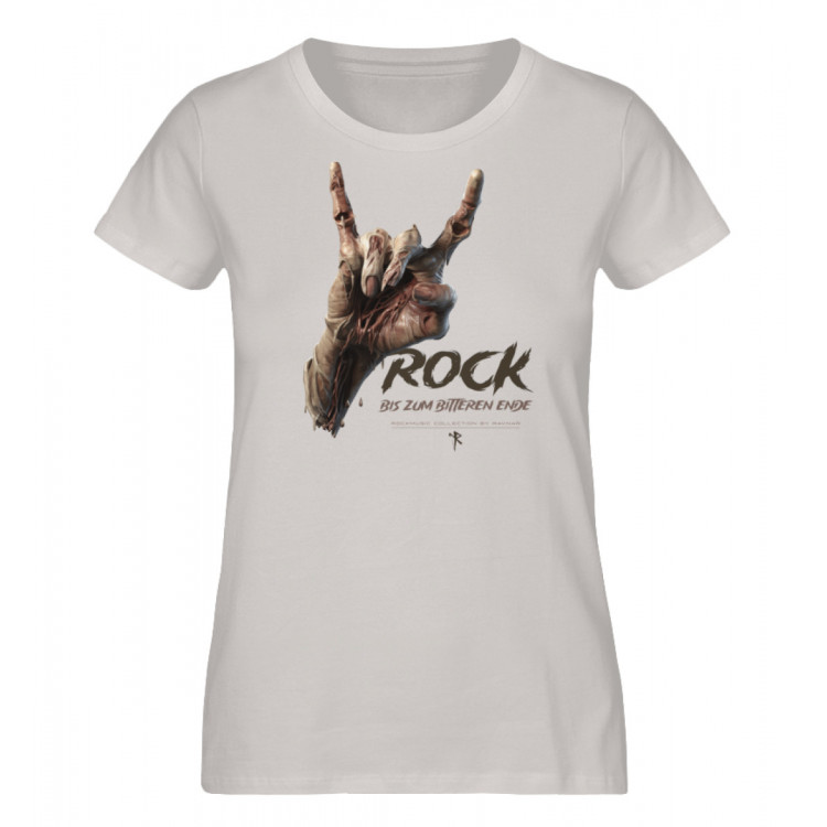 Rock - bis zum bitteren Ende (auf hell) - Damen Premium Organic Shirt