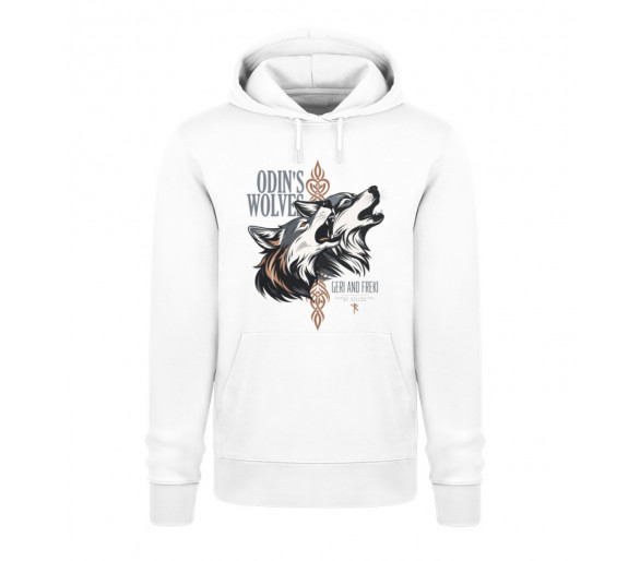 Odin´s Wolves - Geri and Freki (EN) - Unisex Organic Hoodie 2.0 ST/ST