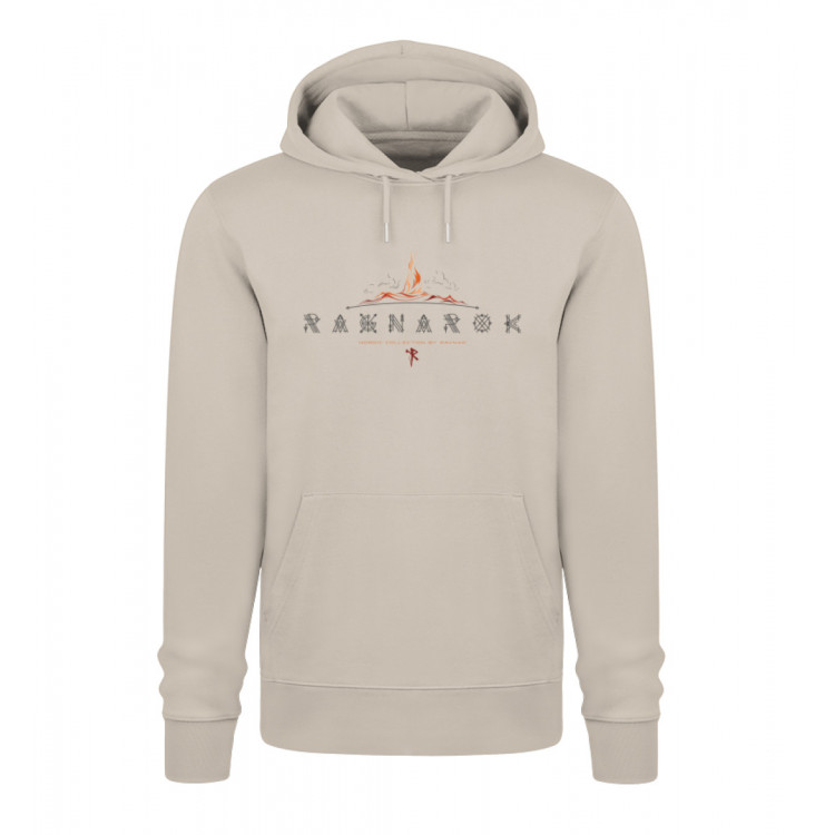 Ragnarok - der große Weltenbrand (auf hell) - Unisex Organic Hoodie 2.0 ST/ST