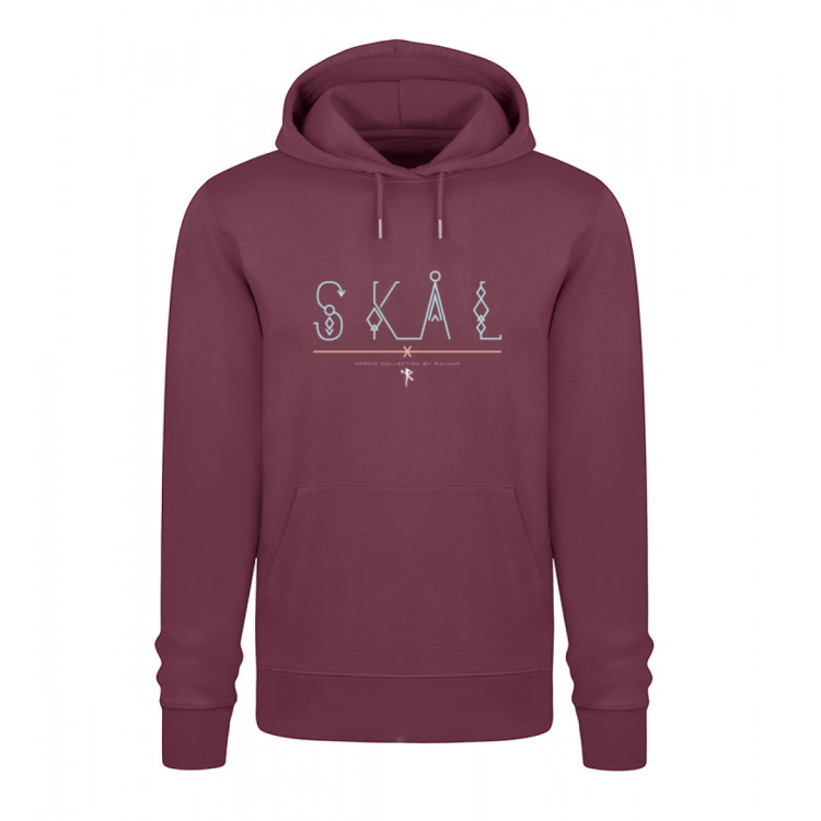 Skal - lasst uns trinken (auf dunkel) - Unisex Organic Hoodie 2.0 ST/ST