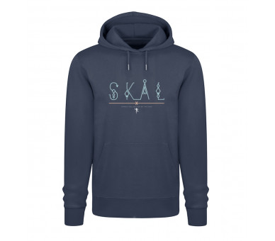 Skal - lasst uns trinken (auf dunkel) - Unisex Organic Hoodie 2.0 ST/ST