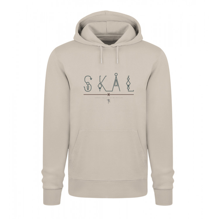 Skal - lasst uns trinken (auf hell) - Unisex Organic Hoodie 2.0 ST/ST