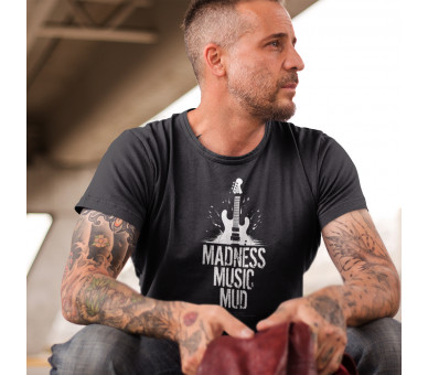 Madness, music, mud (auf dunkel) - Herren Premium Organic Shirt 2.0 ST/ST