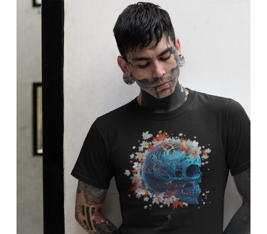 Skull and leaves - Herren Premium Organic Shirt 2.0 ST/ST Skull and leaves - Herren Premium Organic Shirt 2.0 ST/ST