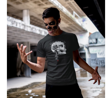 Schädel im Kunstgewand (auf dunkel) - Herren Premium Organic Shirt 2.0 ST/ST