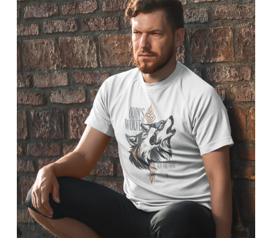 Odin´s Wolves - Geri and Freki (EN) - Herren Premium Organic Shirt 2.0 ST/ST