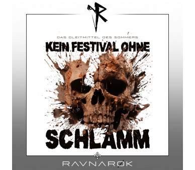 Kein Festival ohne Schlamm (auf hell) - Unisex Organic Hoodie