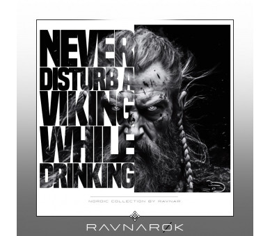 Never disturb a viking while drinking (EN) - Herren Premium Organic Shirt 2.0 ST/ST