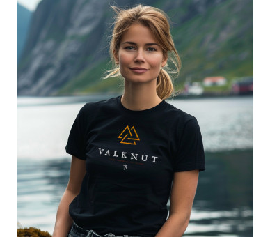 Valknut (auf dunkel) - Damen Premium Organic Shirt