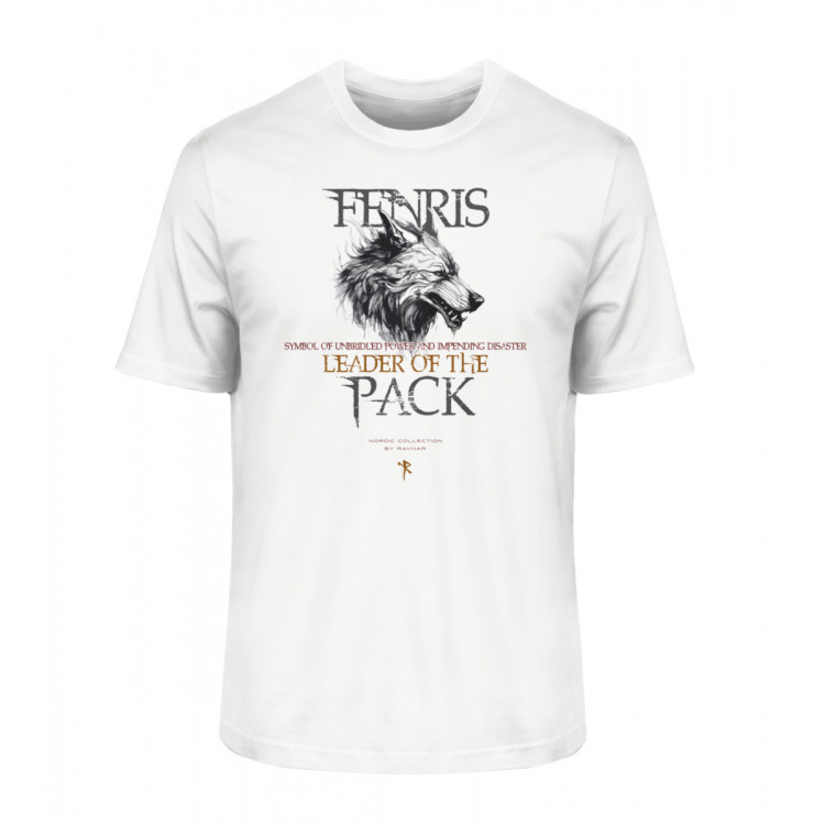 Fenris - Leader of the pack (auf weiss) - Herren Premium Organic Shirt 2.0 ST/ST