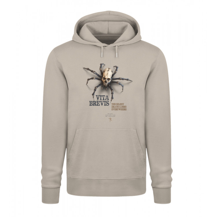 Vita Brevis - die Totenkopfspinne - Unisex Organic Hoodie 2.0 ST/ST