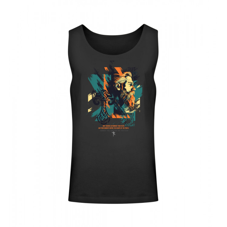 Thor und Hammer StreetArt (EN) - Unisex Relaxed Tanktop