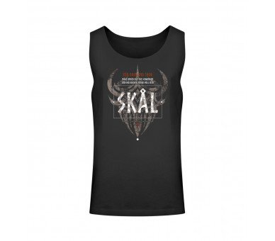 Skal - für Odin und Thor (DE - auf dunkel) - Unisex Relaxed Tanktop