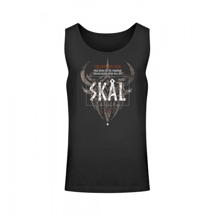 Skal - für Odin und Thor (DE - auf dunkel) - Unisex Relaxed Tanktop