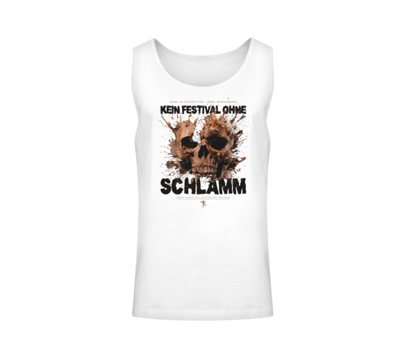 Kein Festival ohne Schlamm (auf hell) - Unisex Relaxed Tanktop