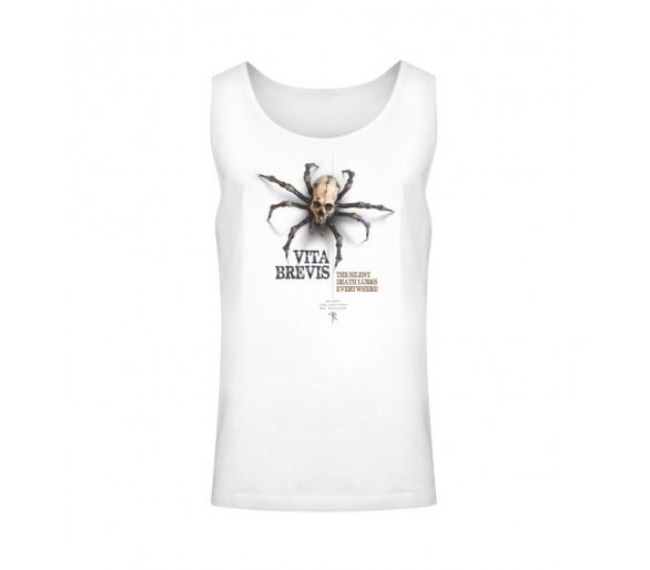 Vita Brevis - die Totenkopfspinne - Unisex Relaxed Tanktop