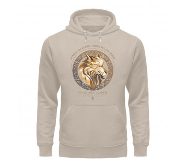 Fenris - stärker als Ketten, wilder als Sturm (DE) - Unisex Organic Hoodie