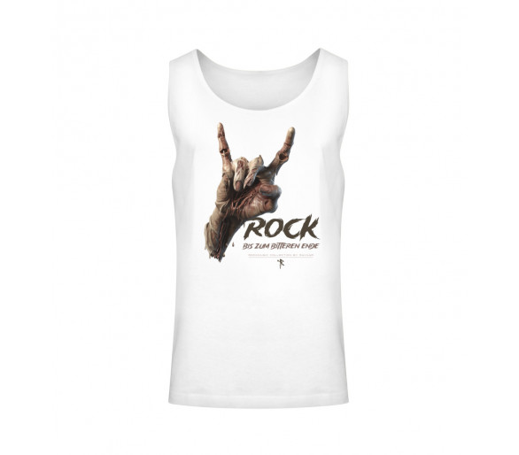 Rock - bis zum bitteren Ende (auf hell) - Unisex Relaxed Tanktop