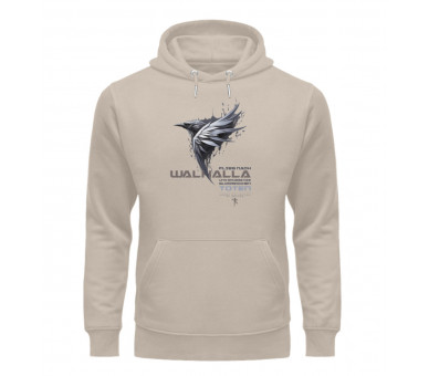 Flieg nach Walhalla (DE) - Unisex Organic Hoodie