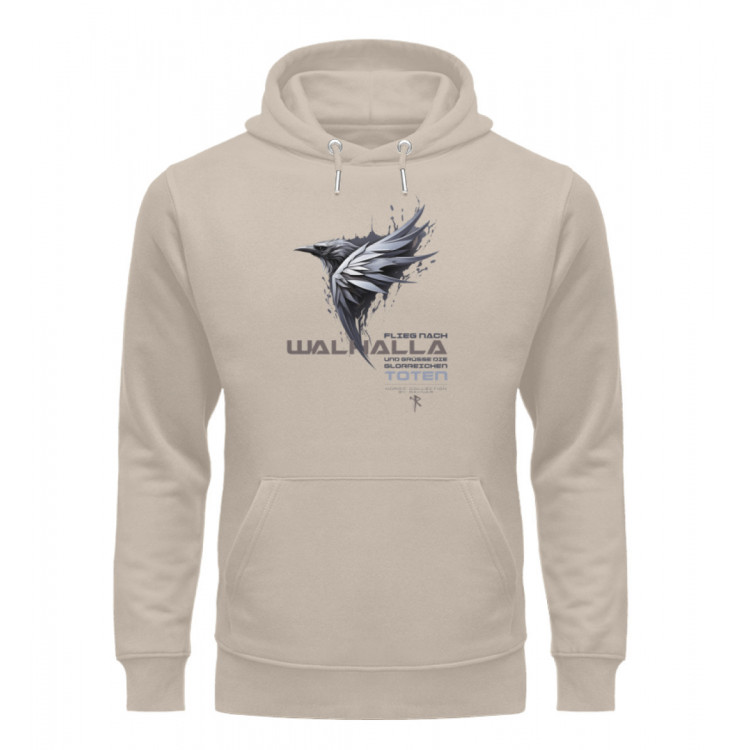 Flieg nach Walhalla (DE) - Unisex Organic Hoodie