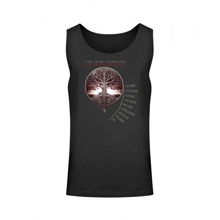 Yggdrasil and the nine worlds (EN) - Unisex Relaxed Tanktop