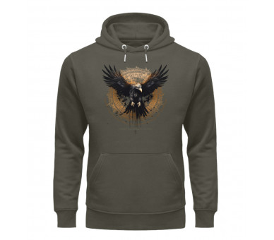 Der Adler - Gesandter zwischen den Welten (EN) - Unisex Organic Hoodie