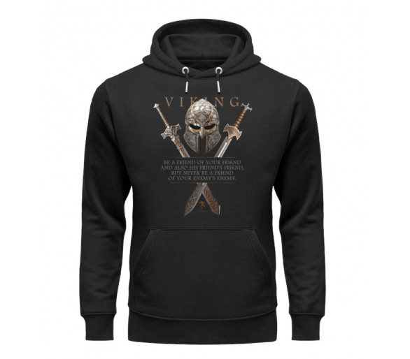 Viking - Be your friends friend (EN) - Unisex Organic Hoodie