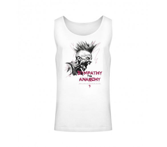 Punk - Sympathy for anarchy - Unisex Relaxed Tanktop