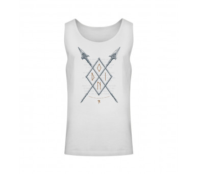 Gungnir - Speer und Rune Odins (auf hell) - Unisex Relaxed Tanktop