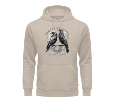 Hugin & Munin (EN) - Unisex Organic Hoodie