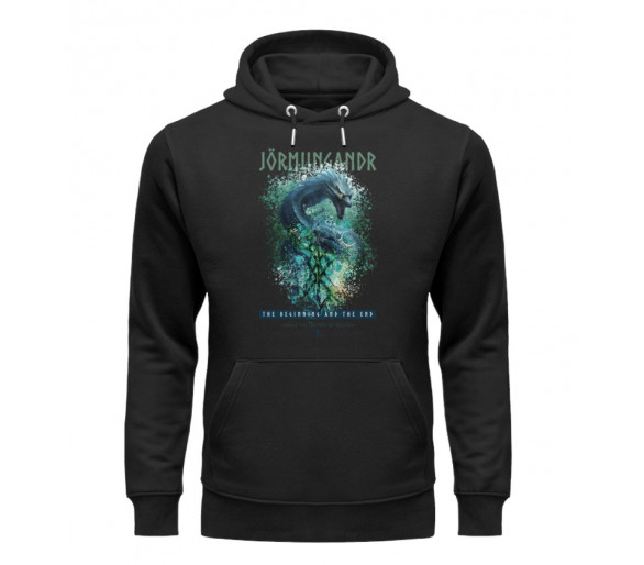 Jörmungandr - the beginning and the end (EN) - Unisex Organic Hoodie