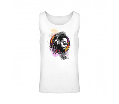 Reggae Man - colorful vibes - Unisex Relaxed Tanktop