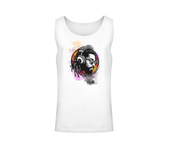 Reggae Man - colorful vibes - Unisex Relaxed Tanktop