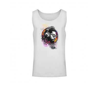 Reggae Man - colorful vibes - Unisex Relaxed Tanktop