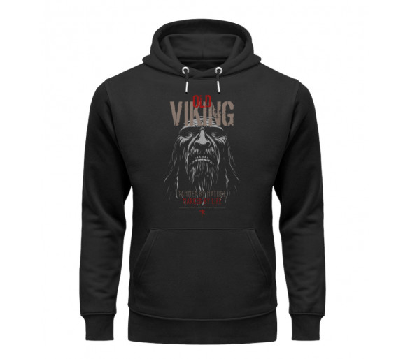 Old Viking (EN auf dunkel) - Unisex Organic Hoodie