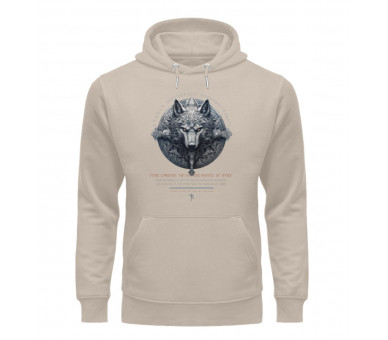 Fenris - strong, dangerous, unpredictable (EN) - Unisex Organic Hoodie