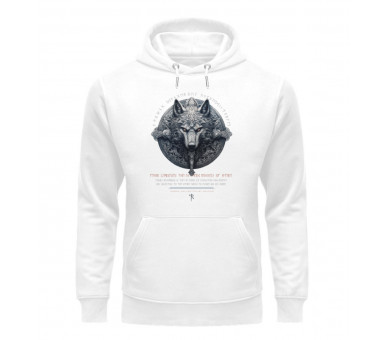 Fenris - strong, dangerous, unpredictable (EN) - Unisex Organic Hoodie