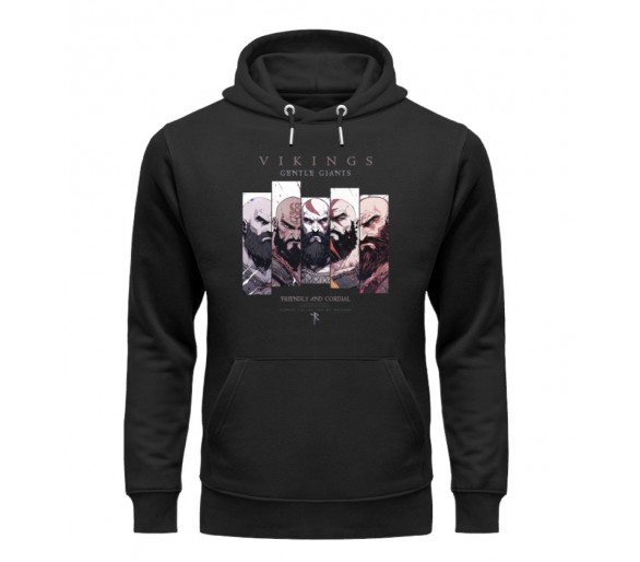 Vikings - gentle giants (EN) - Unisex Organic Hoodie