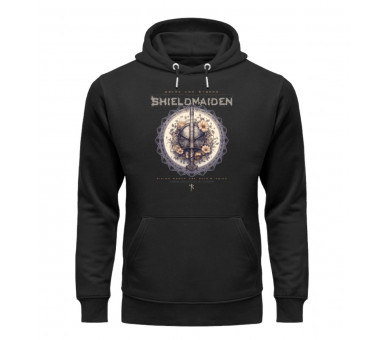 Shieldmaiden - brave and strong (EN) - Unisex Organic Hoodie