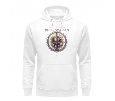 Shieldmaiden - brave and strong (EN) - Unisex Organic Hoodie