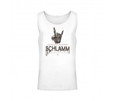 Schlamm - Das Gleitmittel des Sommers (auf hell) - Unisex Relaxed Tanktop