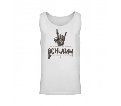 Schlamm - Das Gleitmittel des Sommers (auf hell) - Unisex Relaxed Tanktop