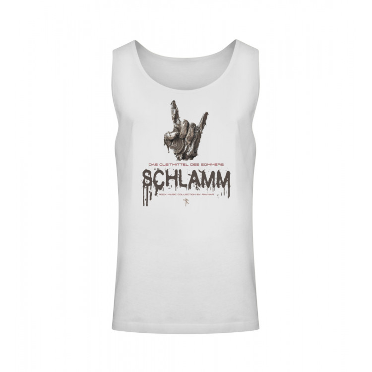 Schlamm - Das Gleitmittel des Sommers (auf hell) - Unisex Relaxed Tanktop