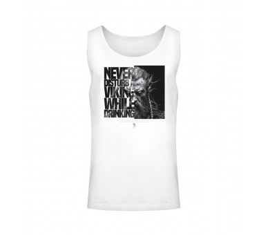 Never disturb a viking while drinking (EN) - Unisex Relaxed Tanktop