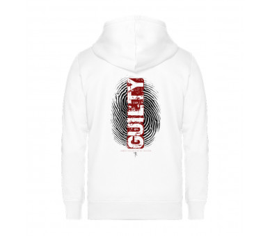 Guilty (EN - auf hell) - Unisex Organic Zipper ST/ST